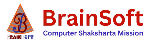 BrainSoft Computer Shaksharta Mission Logo